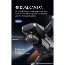 ISPEKTRUM ISKF106 Max Drone 4K Dual Camera, 3-Axis Gimbal, 360 Obstacle Avoidance, 25 Minutes Fight Time, 1.2KM Flying Range, Advanced Auto Return, Trajectory Flight, Smart Hover 16 ISPEKTRUM ISKF106 Max Drone 4K Dual Camera, 3-Axis Gimbal, 360 Obstacle Avoidance, 25 Minutes Fight Time, 1.2KM Flying Range, Advanced Auto Return, Trajectory Flight, Smart Hover -Outdoor Camera Shop 17085285 4