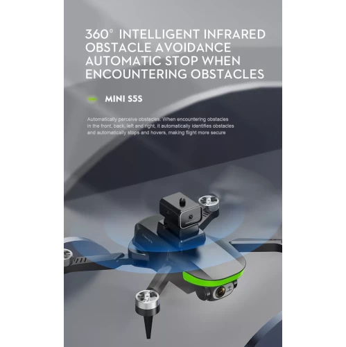 ISPEKTRUM IS5S Drone 6K Dual Camera, 360 Obstacle Avoidance, Advanced Auto Return, Trajectory Flight, Smart Hover, 18 Minutes Fight Time, Gesture Photo 4 ISPEKTRUM IS5S Drone 6K Dual Camera, 360 Obstacle Avoidance, Advanced Auto Return, Trajectory Flight, Smart Hover, 18 Minutes Fight Time, Gesture Photo - Image 2
