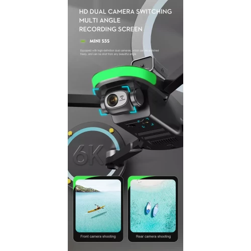 ISPEKTRUM IS5S Drone 6K Dual Camera, 360 Obstacle Avoidance, Advanced Auto Return, Trajectory Flight, Smart Hover, 18 Minutes Fight Time, Gesture Photo 8 ISPEKTRUM IS5S Drone 6K Dual Camera, 360 Obstacle Avoidance, Advanced Auto Return, Trajectory Flight, Smart Hover, 18 Minutes Fight Time, Gesture Photo - Image 6