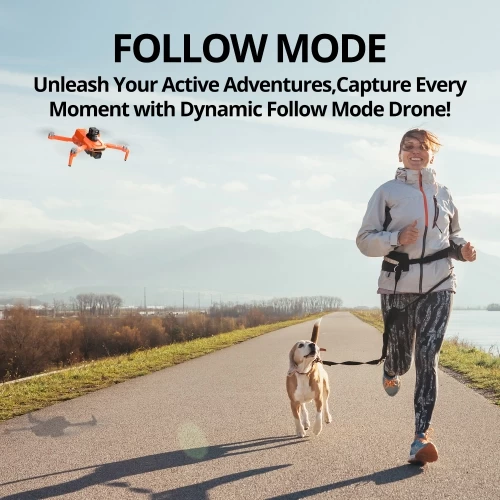 Open Box - The Bigly Brothers E59 Mark III Delta Orange Superior Edition, GPS Drone, 4k Camera, 1 Key Return Home, All Around Obstacle Avoidance, Carrying Case & 1 Batt Included 6 Open Box - The Bigly Brothers E59 Mark III Delta Orange Superior Edition, GPS Drone, 4k Camera, 1 Key Return Home, All Around Obstacle Avoidance, Carrying Case & 1 Batt Included - Image 4