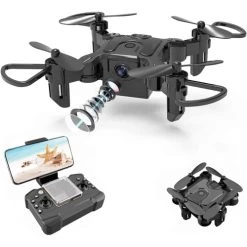 ISTAR Mini Drone With 720P Camera For Kids, FPV Video, Nano Portable Pocket RC Quadcopter Beginners Toys, 3D Flip, Altitude Hold, Headless Mode, Trajectory Flight, With 1x Battery