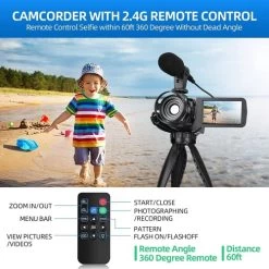 NBD Video Camera Camcorder 2.7K YouTube Vlogging Camera 3.0" IPS 42MP Digital Camera Recorder 18X Digital Zoom With 32GB SD Card -Outdoor Camera Shop 17150368 4