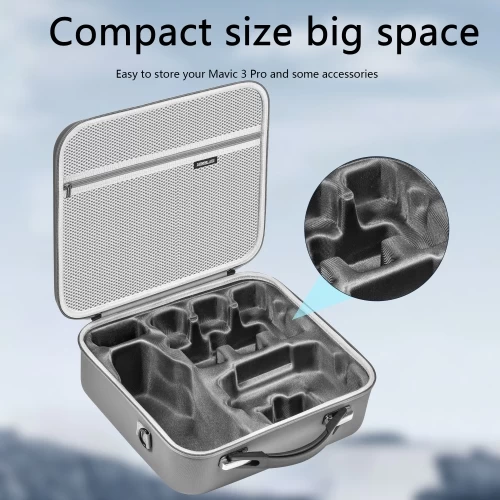 Startrc Carrying Case For DJI Mavic 3 Pro Accessories, Portable Travel Bag Compatible With DJI Mavic 3 Pro Fly More Kit (For DJI RC Pro Control) 4 Startrc Carrying Case For DJI Mavic 3 Pro Accessories, Portable Travel Bag Compatible With DJI Mavic 3 Pro Fly More Kit (For DJI RC Pro Control) - Image 2