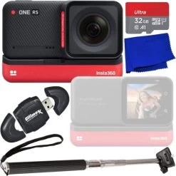Insta360 ONE RS 4K Edition CINRSGP/E - 5PC Essential Accessory Bundle