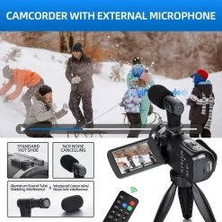 NBD Video Camera 2.7K Ultra HD 42MP Youtube Vlogging Camera 3.0” Camcorder With Remote Control 10 NBD Video Camera 2.7K Ultra HD 42MP Youtube Vlogging Camera 3.0” Camcorder With Remote Control -Outdoor Camera Shop 17160591 2