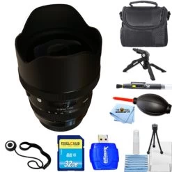 Sigma 12-24mm F/4 DG HSM Art Lens For Canon EF 205954 + Accessory Bundle