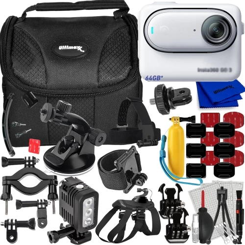 Insta360 GO 3 Action Camera (64GB) - 14PC Accessory Bundle 3 Insta360 GO 3 Action Camera (64GB) - 14PC Accessory Bundle