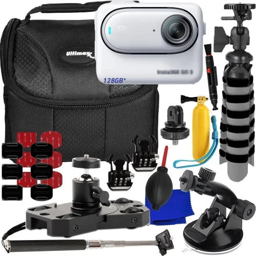 Insta360 GO 3 Action Camera (128GB) CINSABKA_GO306 - 12PC Accessory Bundle 3 Insta360 GO 3 Action Camera (128GB) CINSABKA_GO306 - 12PC Accessory Bundle