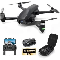 Holy Stone HS710 | Drones With Camera For Adults 4K - GPS FPV Foldable 5G Quadcopter - Auto Return Home - Follow Me - Brushless Motor - 25- 50 Mins Long Flight Time