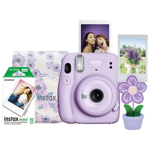 Refurbished (Excellent) - Fujifilm Instax Mini 11 Instant Camera Floral Bundle - Lilac Purple 3 Refurbished (Excellent) - Fujifilm Instax Mini 11 Instant Camera Floral Bundle - Lilac Purple