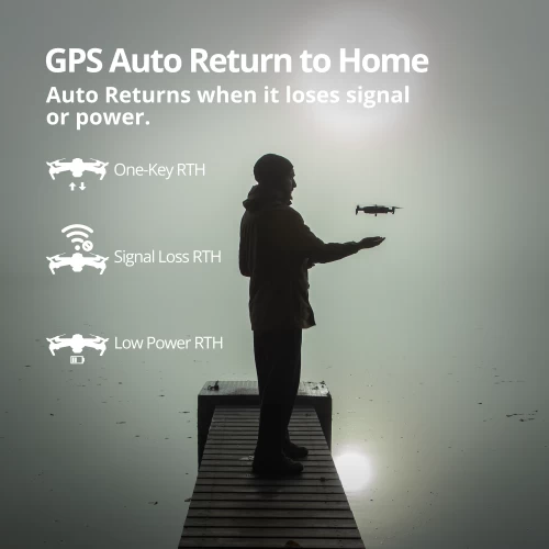 The Bigly Brothers E59 Mark III Delta Orange Superior Edition, GPS Drone, 4k Camera, 1 Key Return Home, All Around Obstacle Avoidance, New Release, Carrying Case & 1 Batt Included 4 The Bigly Brothers E59 Mark III Delta Orange Superior Edition, GPS Drone, 4k Camera, 1 Key Return Home, All Around Obstacle Avoidance, New Release, Carrying Case & 1 Batt Included - Image 2