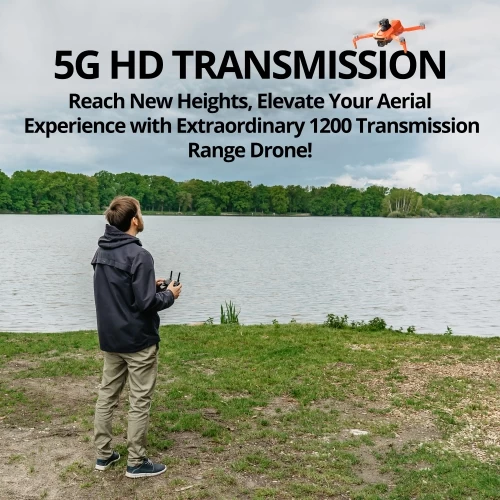 The Bigly Brothers E59 Mark III Delta Orange Superior Edition, GPS Drone, 4k Camera, 1 Key Return Home, All Around Obstacle Avoidance, New Release, Carrying Case & 1 Batt Included 9 The Bigly Brothers E59 Mark III Delta Orange Superior Edition, GPS Drone, 4k Camera, 1 Key Return Home, All Around Obstacle Avoidance, New Release, Carrying Case & 1 Batt Included - Image 7