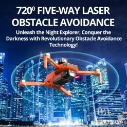 The Bigly Brothers E59 Mark III Delta Black Superior Edition, GPS Drone, 4k Camera, 1 Key Return Home, All Around Obstacle Avoidance, New Release, Carrying Case & 1 Batt Included -Outdoor Camera Shop 17182328 4