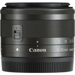 Canon® Canon EF-M 15-45mm IS STM Lens (Graphite) + Filter Kit Bundle - White Box -Outdoor Camera Shop 17185715 3