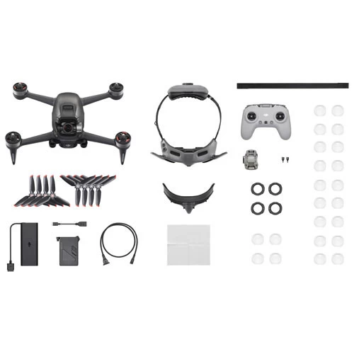 DJI FPV Quadcopter Drone Explorer Combo With Remote Control & Goggles 3 DJI FPV Quadcopter Drone Explorer Combo With Remote Control & Goggles
