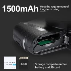 Digital Camera 4K 48MP Vlogging Camera For Photography With 2 Batteries,32GB SD Card, 16x Digital Zoom, 3.0 Inch Screen,Compact Camera For Beginners -Outdoor Camera Shop 17186084 5