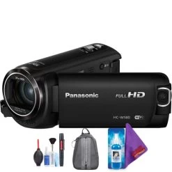 Panasonic HC-W580K Full HD Camcorder With Twin Camera + Pro Accessories Bundle