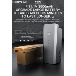 G-SKYLINE F22S PRO 4K UHD EIS Camera GPS 5G FPV Brushless Power 3.5km (11482 Ft) Transfer Distance -Outdoor Camera Shop 17194181 9