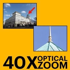 Astro Zoom AZ405-BK 20MP Digital Camera: 40X Optical Zoom, 24mm Wide Angle, 1080P Full HD Video, 3" LCD Screen (Black) -Outdoor Camera Shop 17195538 2