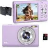 Compact Digital Camera With Auto Focus, 2.7K Vlogging Camera, HD 48MP, 16X Digital Zoom, 32GB Memory Card 2 Compact Digital Camera With Auto Focus, 2.7K Vlogging Camera, HD 48MP, 16X Digital Zoom, 32GB Memory Card -Outdoor Camera Shop 17196235
