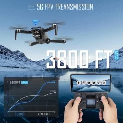 NMY Drone With Camera 4k For Adults, 5G WIFI Transmission, EIS Technology, Gimbal Camera, 50 Mins Flight Time With 2 Batteries, Brushless Motor, Drone Professional -Outdoor Camera Shop 17196419 3