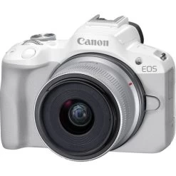 Canon® Canon EOS R50 Mirrorless Camera With 18-45mm Lens (White) 5812C012 - 7PC Bundle 9 Canon® Canon EOS R50 Mirrorless Camera With 18-45mm Lens (White) 5812C012 - 7PC Bundle -Outdoor Camera Shop 17211186 2
