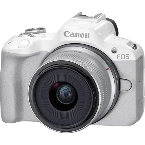 Canon® Canon EOS R50 Mirrorless Camera With 18-45mm Lens (White) 5812C012 - 7PC Bundle 5 Canon® Canon EOS R50 Mirrorless Camera With 18-45mm Lens (White) 5812C012 - 7PC Bundle - Image 3