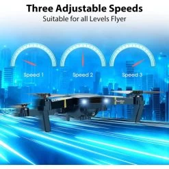 Foldable RC Quadcopter Drone With Camera - 1080P HD FPV Video Drone For Adults And Beginners, Comes With 2 Batteries, Carrying Case, One Key Start -Outdoor Camera Shop 17214154 5