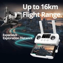 The Bigly Brothers Ace 2 Pro Sky Voyager Intrepid Class GPS Drone, 15km Range, 20MP Camera, Level 8 Wind Resistance -Outdoor Camera Shop 17224747 5