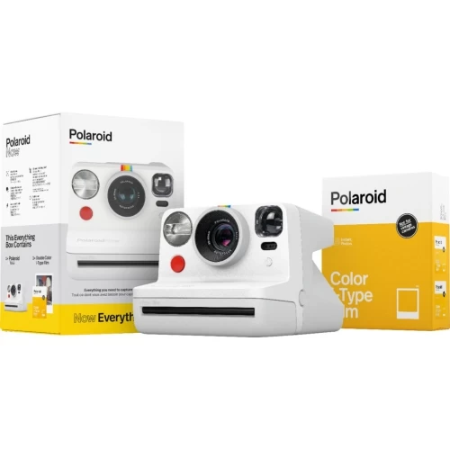 Open Box - Polaroid - Now Instant Film Camera Bundle (White) 3 Open Box - Polaroid - Now Instant Film Camera Bundle (White)