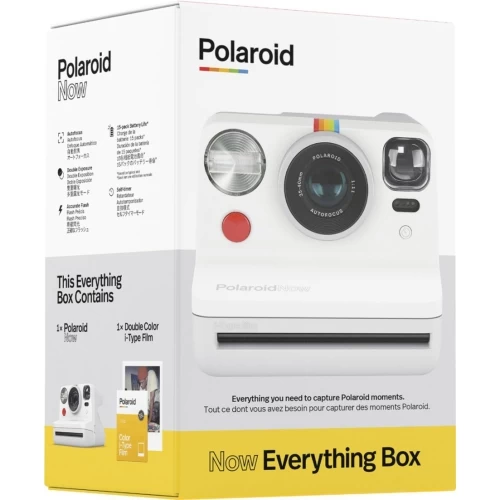 Open Box - Polaroid - Now Instant Film Camera Bundle (White) 4 Open Box - Polaroid - Now Instant Film Camera Bundle (White) - Image 2
