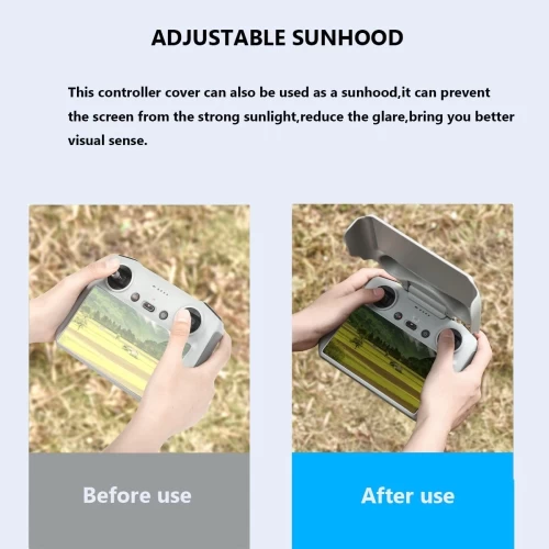 Mini 3 Pro Sun Hood Sunshade, 2-in-1 Controller Protective Case Sun Visor For DJI RC Mini 3/Mini 3 Pro RC Remote Control Protection Screen Monitor Cover Drone Accessories (for DJI 7 Mini 3 Pro Sun Hood Sunshade, 2-in-1 Controller Protective Case Sun Visor For DJI RC Mini 3/Mini 3 Pro RC Remote Control Protection Screen Monitor Cover Drone Accessories (for DJI - Image 5