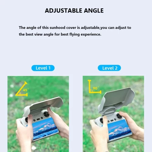 Mini 3 Pro Sun Hood Sunshade, 2-in-1 Controller Protective Case Sun Visor For DJI RC Mini 3/Mini 3 Pro RC Remote Control Protection Screen Monitor Cover Drone Accessories (for DJI 8 Mini 3 Pro Sun Hood Sunshade, 2-in-1 Controller Protective Case Sun Visor For DJI RC Mini 3/Mini 3 Pro RC Remote Control Protection Screen Monitor Cover Drone Accessories (for DJI - Image 6