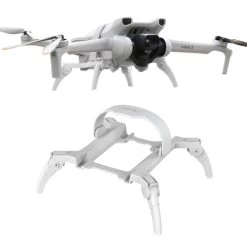 Landing Gear For DJI Mini 3, Spider Leg Foldable Extension Kit For DJI Mini3 Drone Accessories (Grey)Only Available For DJI Mini 3 Drone