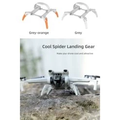 Landing Gear For DJI Mini 3, Spider Leg Foldable Extension Kit For DJI Mini3 Drone Accessories (Grey)Only Available For DJI Mini 3 Drone -Outdoor Camera Shop 17242229 5
