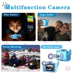Kids Camera Toys For 9 10 11 12 Year Old Boys/Girls, Kids Digital Camera For Toddler With Video, Christmas Birthday Festival Gifts For Kids, Selfie Camera For Kids, 32GB SD Card 13 Kids Camera Toys For 9 10 11 12 Year Old Boys/Girls, Kids Digital Camera For Toddler With Video, Christmas Birthday Festival Gifts For Kids, Selfie Camera For Kids, 32GB SD Card -Outdoor Camera Shop 17242449 5