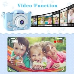 Kids Camera Toys For 3-12 Year Old Boys/Girls, Kids Digital Camera For Toddler With Video, Christmas Birthday Festival Gifts For Kids, Selfie Camera For Kids, 32GB TF Card -Outdoor Camera Shop 17242451 4