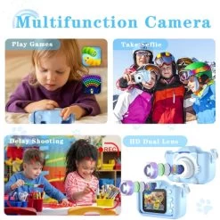 Kids Camera Toys For 3-12 Year Old Boys/Girls, Kids Digital Camera For Toddler With Video, Christmas Birthday Festival Gifts For Kids, Selfie Camera For Kids, 32GB TF Card -Outdoor Camera Shop 17242451 5