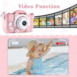Kids Camera Toys For 3-12 Year Old Boys/Girls, Kids Digital Camera For Toddler With 1080P Video, Chritmas Birthday Festival Gifts For Kids, Selfie Camera For Kids, 32GB SD Card -Outdoor Camera Shop 17242453 4