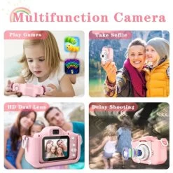 Kids Camera Toys For 3-12 Year Old Boys/Girls, Kids Digital Camera For Toddler With 1080P Video, Chritmas Birthday Festival Gifts For Kids, Selfie Camera For Kids, 32GB SD Card -Outdoor Camera Shop 17242453 5