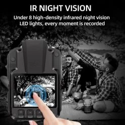 V8-64GB Body Cam, Body Camera 1440P 10 Hours, Police Camera With 2 Batteries, IP68 Body Camera With Audio And Video Recording Wearable, Night Vision Body Camera (MAX 2160P) -Outdoor Camera Shop 17254832 3